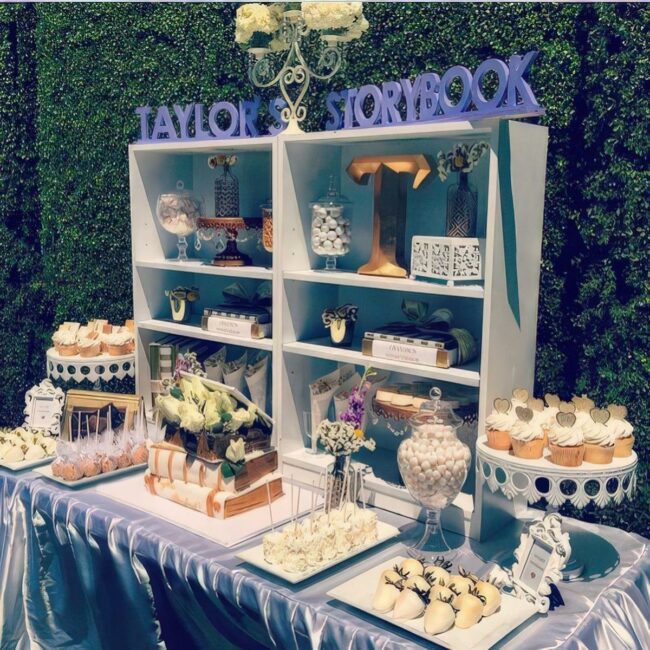 Golden "T" Storybook Tablescape